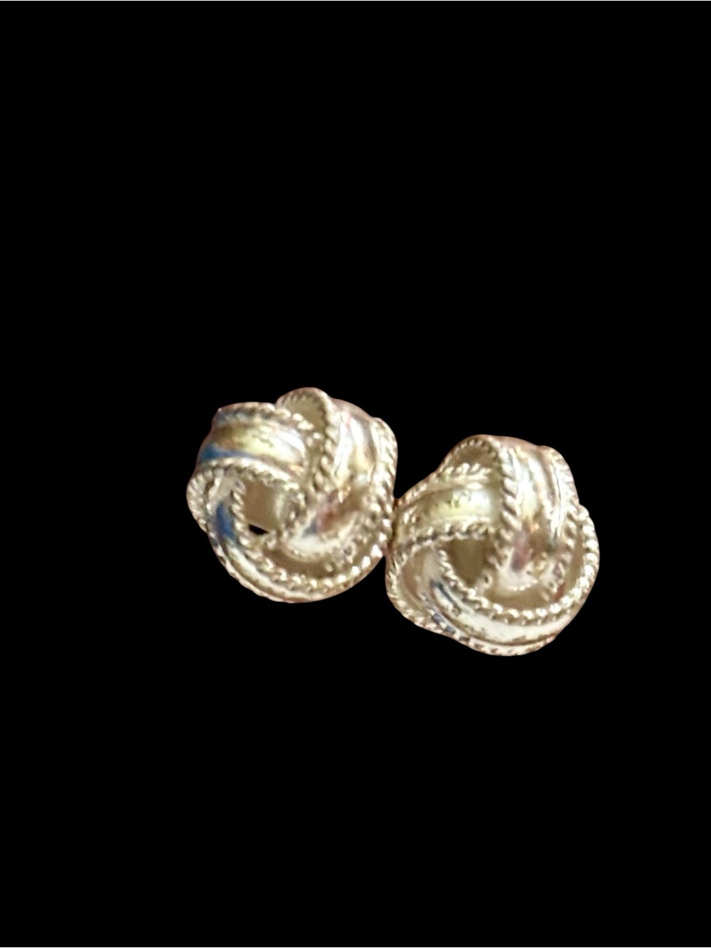 Vintage estate sale Possible  Silver Stud Earrings  UNTESTED